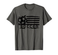 Soccer Player Sports Patriotic Soccer T-Shirt - Unique Graphic Unisex - T-Shirt, Sweatshirt, Hoodie