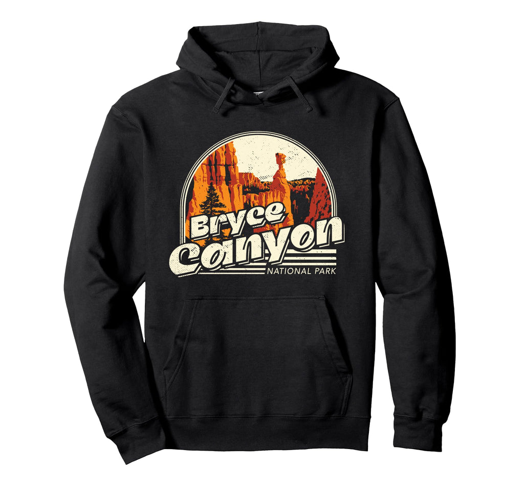 Bryce Canyon National Park Distressed Hoodie - Trendy Graphic for Adults - T-Shirt, Sweatshirt, Hoodie
