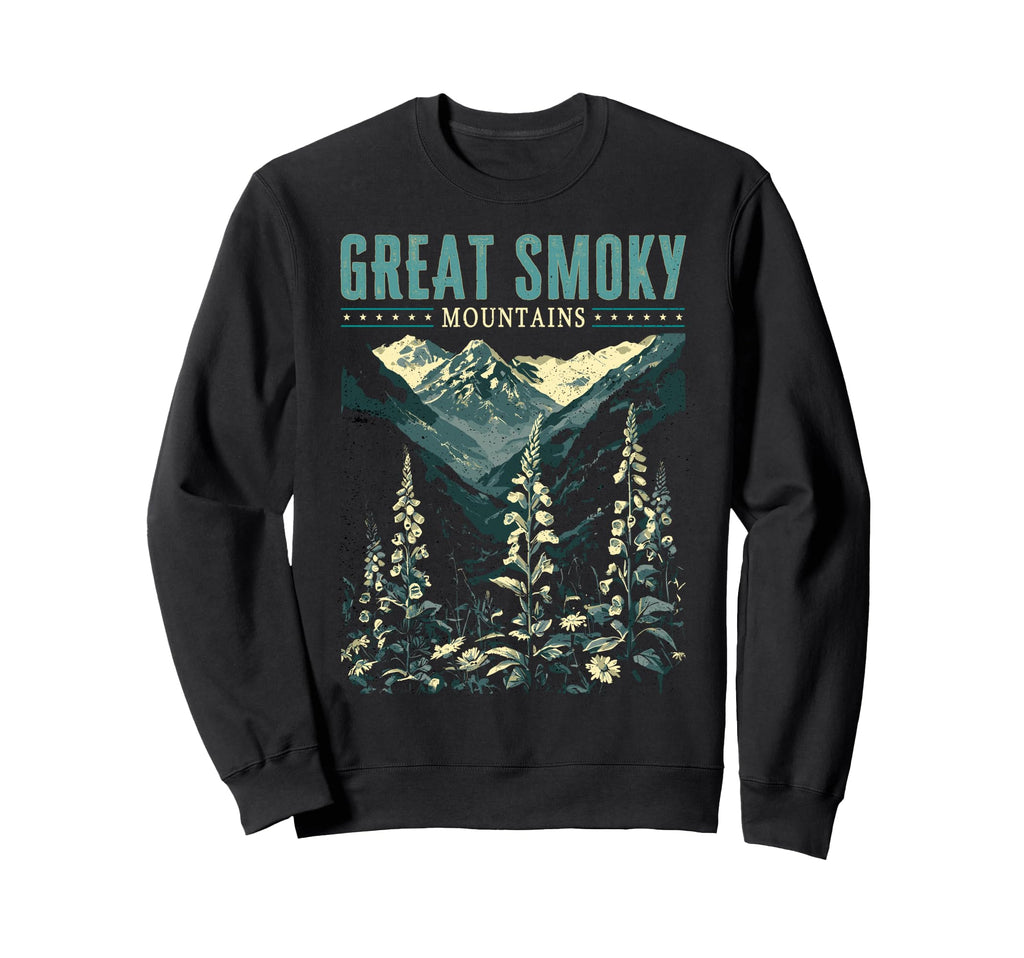 Great Smoky Mountains National Park Sweatshirt - Trendy Graphic for Adults - T-Shirt, Sweatshirt, Hoodie