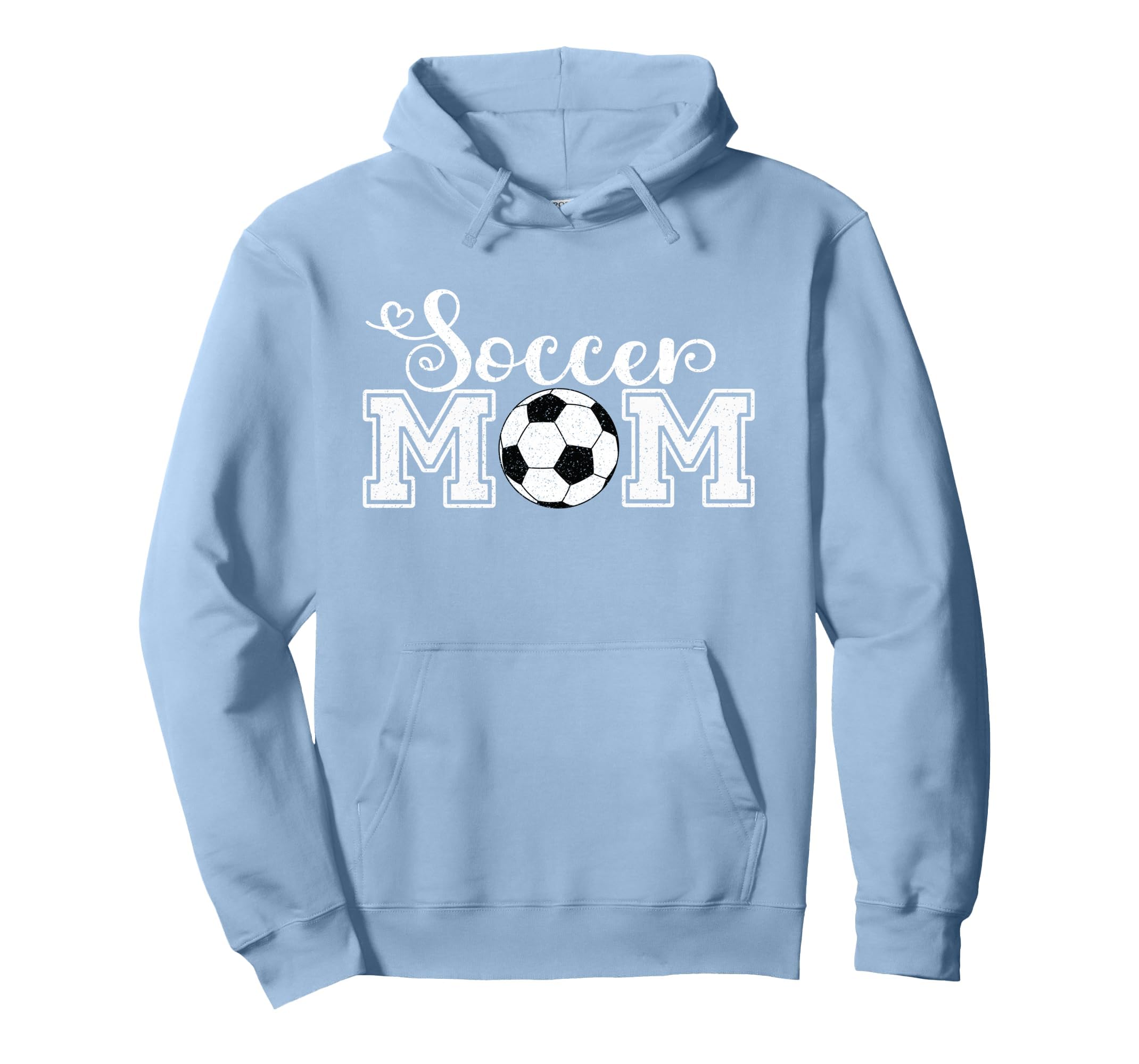 Soccer Mom Soccer Mama Checkered Hoodie - Fun Novelty Design for Adults - T-Shirt, Sweatshirt, Hoodie