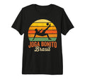 Brazil Joga Bonito Sunset Bicycle Kick T-Shirt - Custom Art Print Unisex - T-Shirt, Sweatshirt, Hoodie