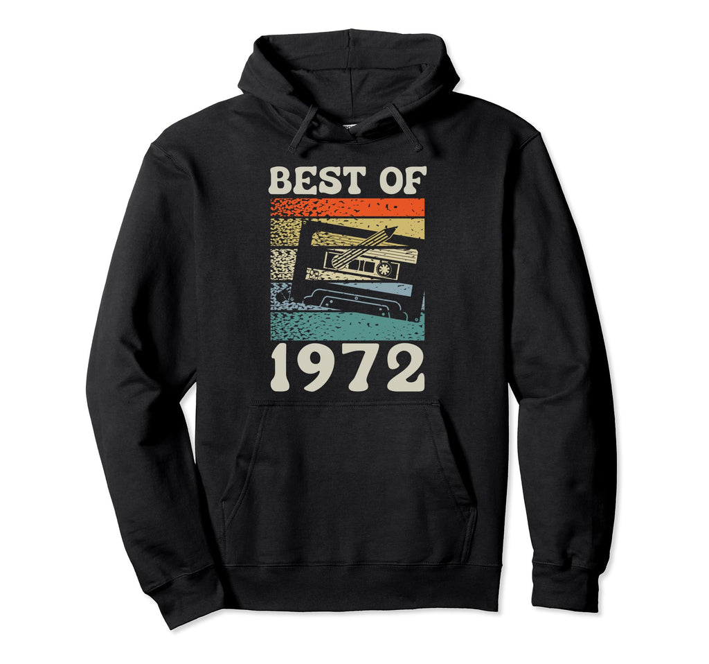 Best 1972 Cassette Tape 50Th Birthday Hoodie - Custom Art Print Men Women - T-Shirt, Sweatshirt, Hoodie
