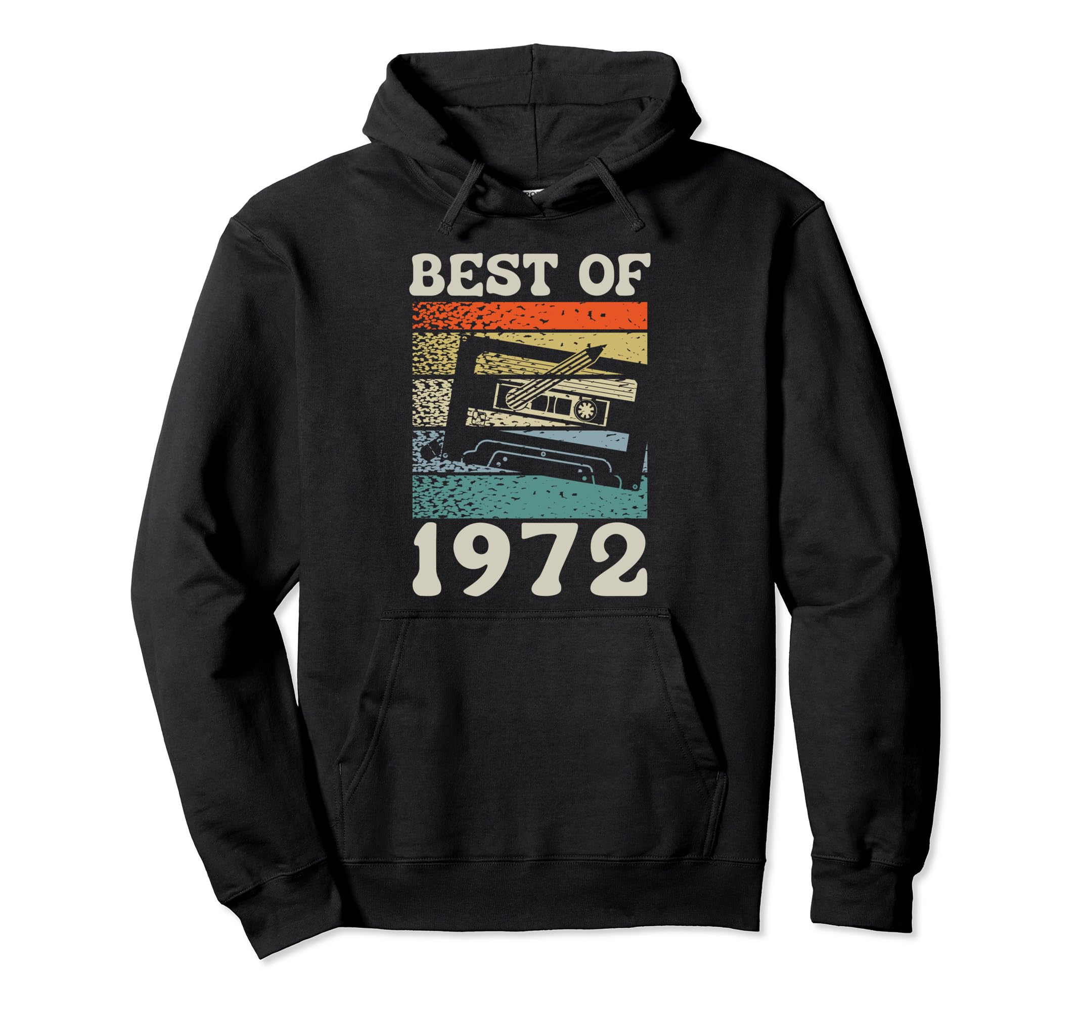 Best 1972 Cassette Tape 50Th Birthday Hoodie - Custom Art Print Men Women - T-Shirt, Sweatshirt, Hoodie