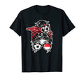 Messy Bun Hair Singaporean Soccer T-Shirt - Minimalist Print Men Women - T-Shirt, Sweatshirt, Hoodie