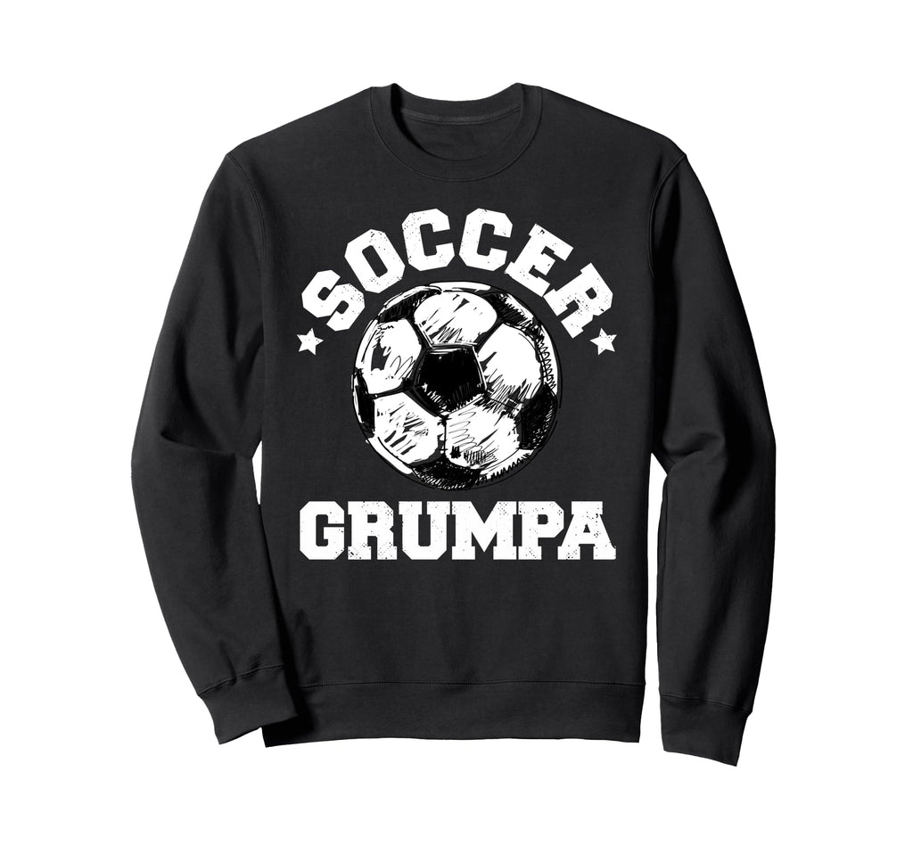 Soccer Grumpa Soccer Ball Sweatshirt - Trendy Graphic for Adults - T-Shirt, Sweatshirt, Hoodie