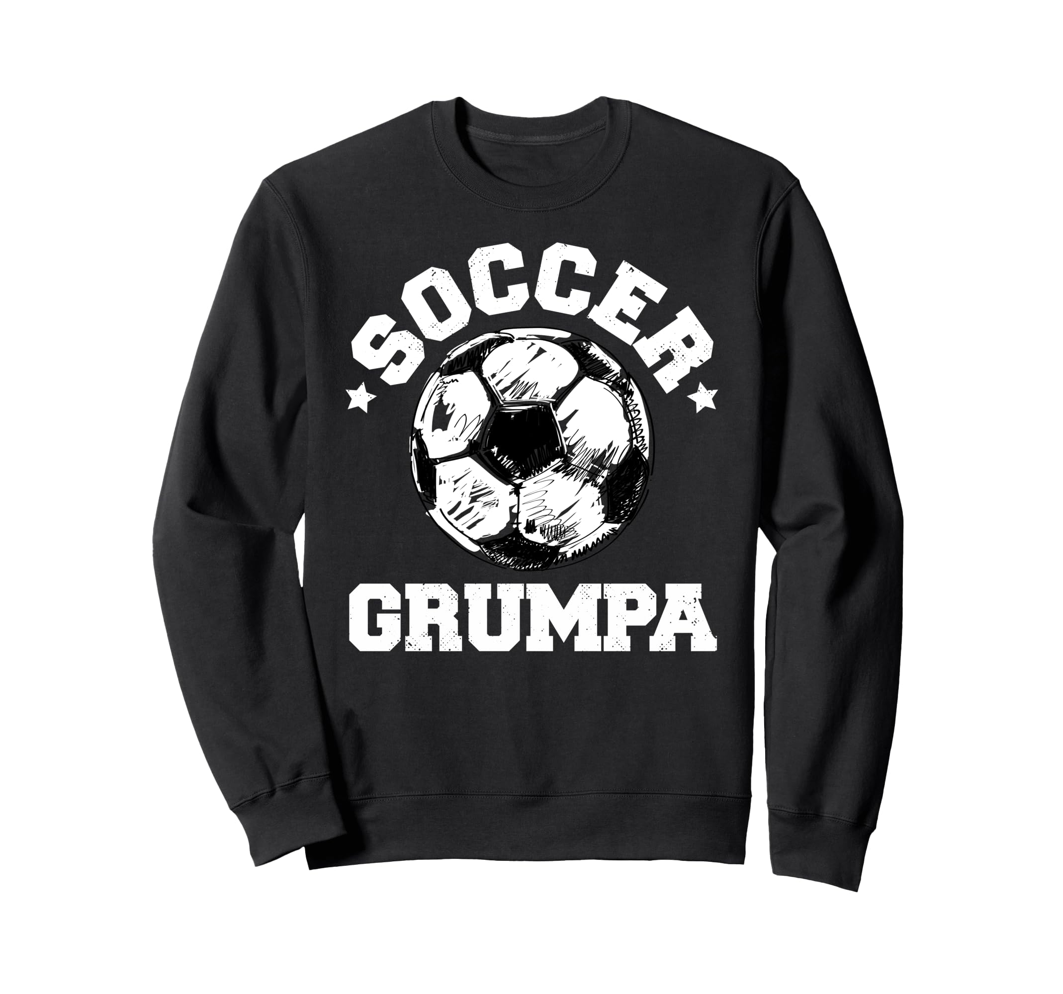 Soccer Grumpa Soccer Ball Sweatshirt - Trendy Graphic for Adults - T-Shirt, Sweatshirt, Hoodie