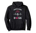 Just Who Loves Dogs And Soccer Gift Dog Hoodie - Unique Graphic Unisex - T-Shirt, Sweatshirt, Hoodie