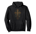 Cross Distressed 90S Goth Grunge Vibes 7 Hoodie - Aesthetic Graphic Unisex - T-Shirt, Sweatshirt, Hoodie
