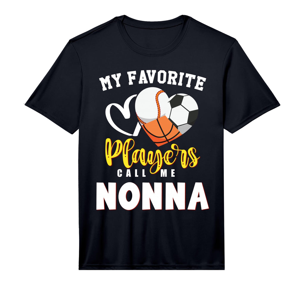 Mens Nonna My Favorite Baseball Soccer T-Shirt - Novelty Apparel Men Women - T-Shirt, Sweatshirt, Hoodie