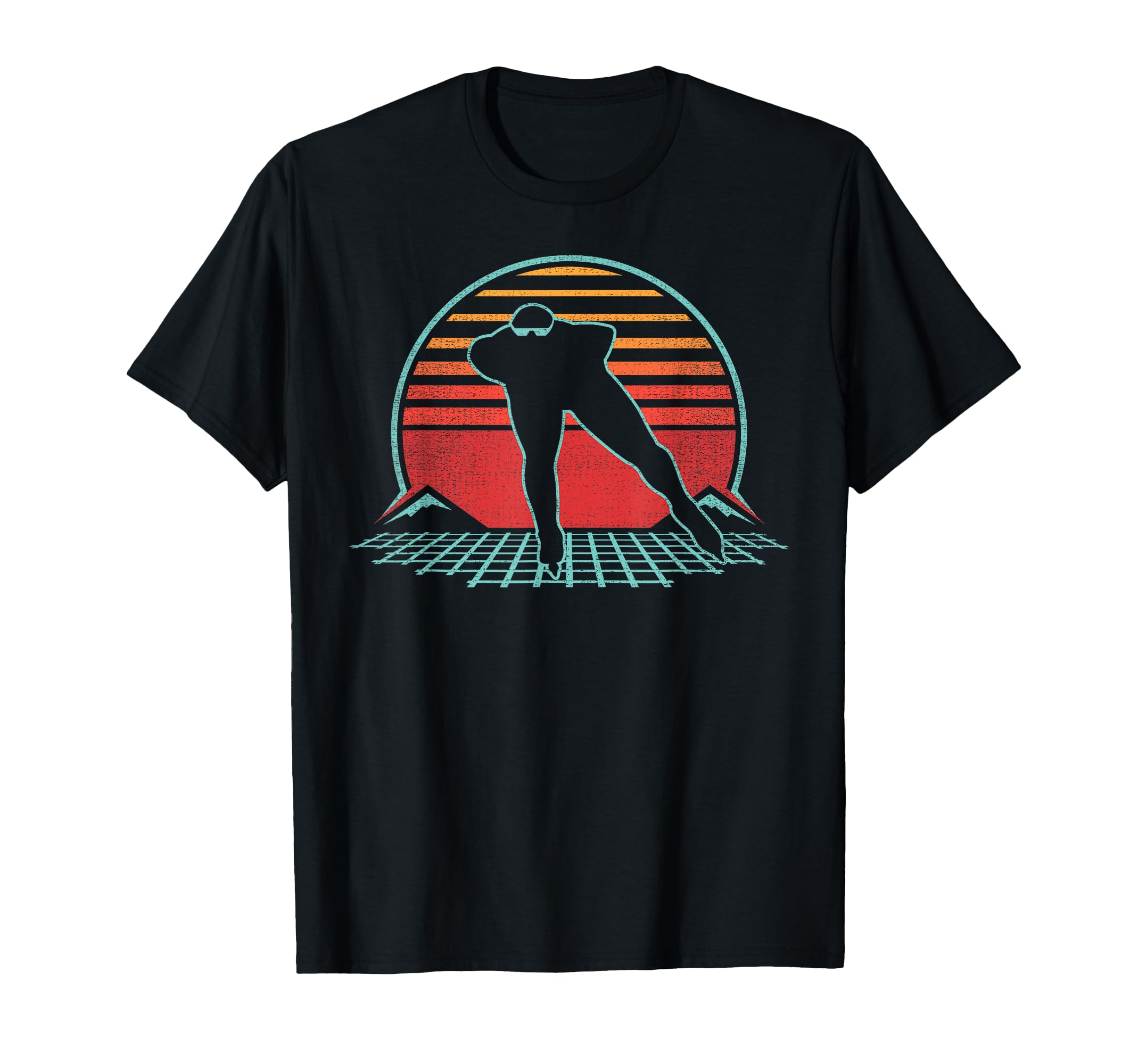 Speed Skating 80S Skater Gift T-Shirt - Minimalist Print Unisex - T-Shirt, Sweatshirt, Hoodie