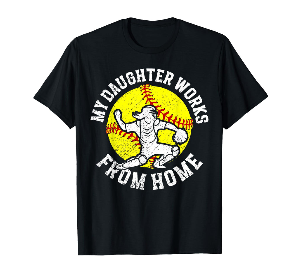Softball Catcher Mom Funny Softball T-Shirt - Aesthetic Graphic Unisex - T-Shirt, Sweatshirt, Hoodie