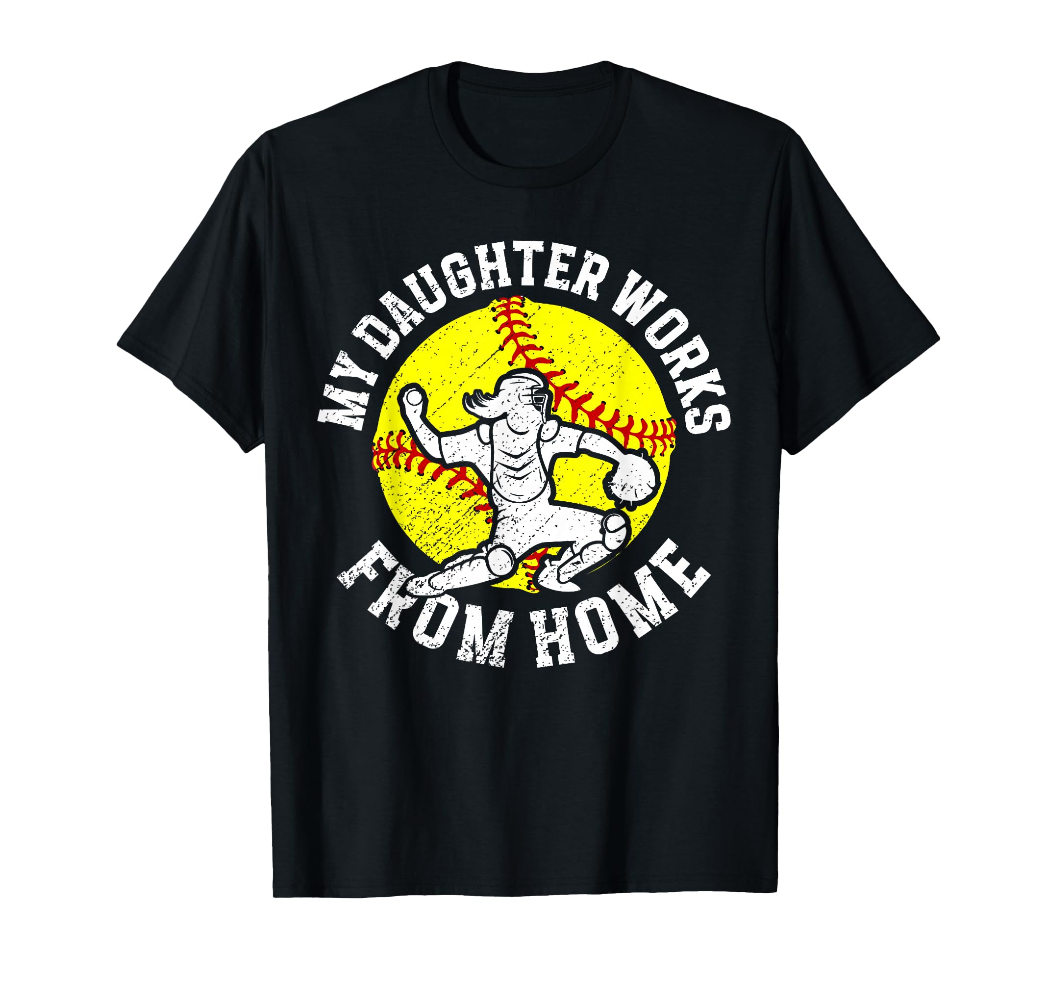 Softball Catcher Mom Funny Softball T-Shirt - Aesthetic Graphic Unisex - T-Shirt, Sweatshirt, Hoodie