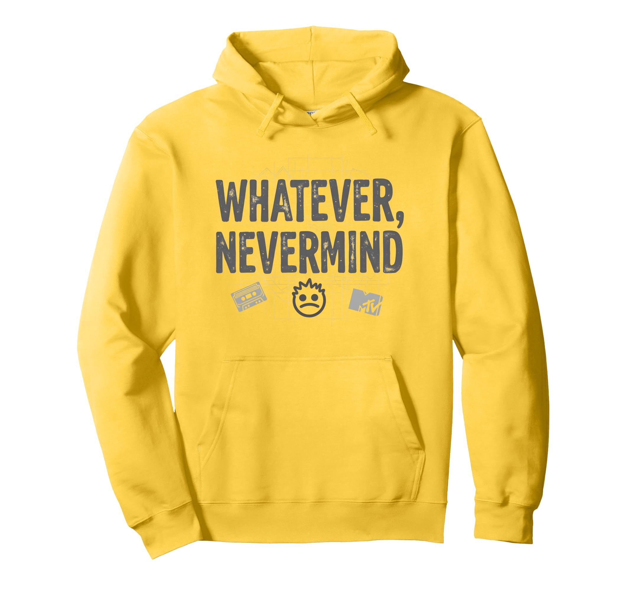 Whatever Nevermind Gen X Nostalgic Hoodie - Fun Novelty Design for Adults - T-Shirt, Sweatshirt, Hoodie