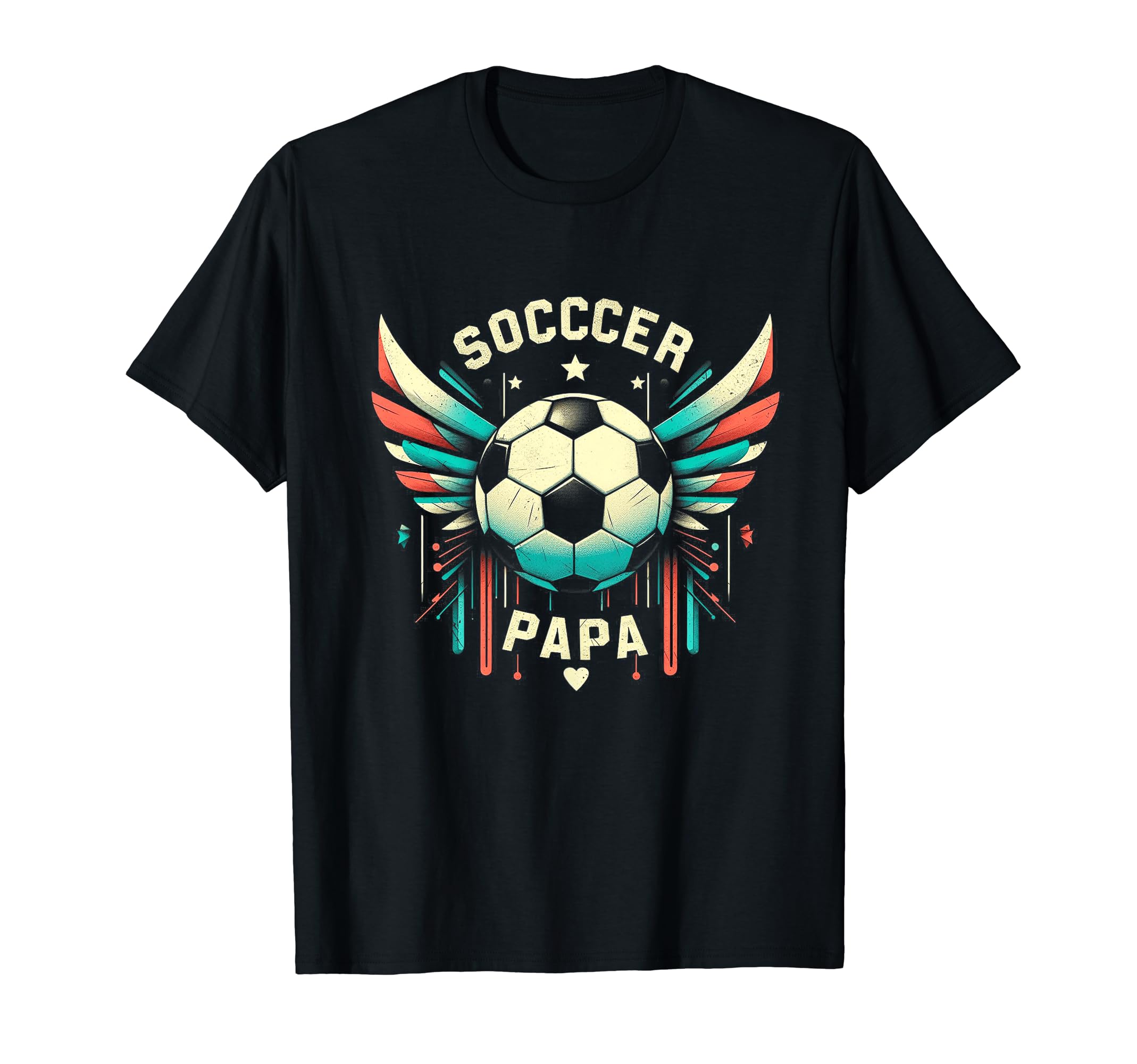 Soccer Papa Family Matching Dad Fathers Day T-Shirt - Trendy Graphic Unisex - T-Shirt, Sweatshirt, Hoodie