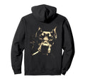 Doberman Smoking Cigarette Grunge Meme Hoodie - Custom Art Print Men Women - T-Shirt, Sweatshirt, Hoodie