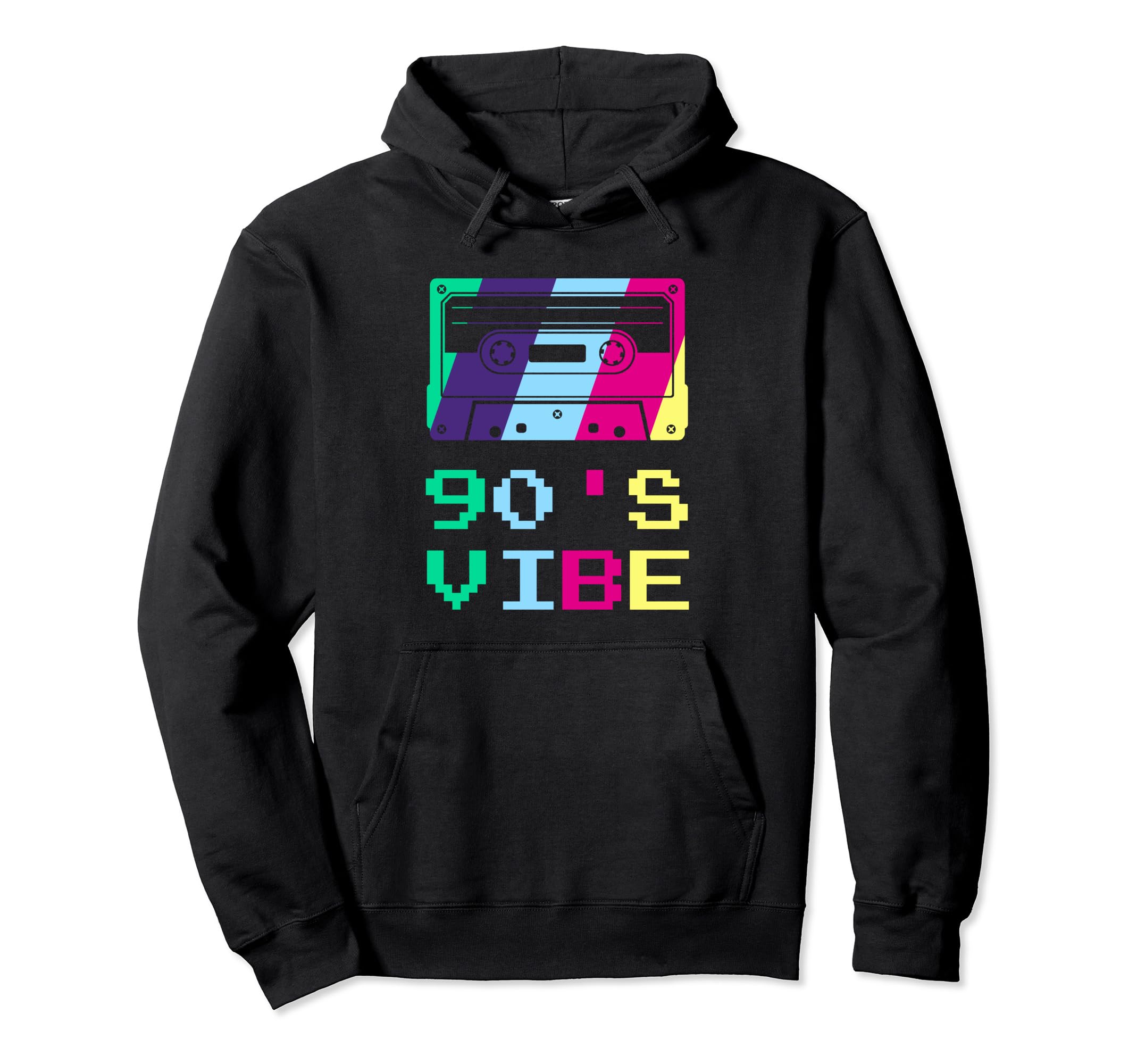 90S Vibe Cassette Tape 90S Music Hoodie - Novelty Apparel Unisex - T-Shirt, Sweatshirt, Hoodie