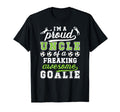 Proud Soccer Goalkeeper Uncle Soccer T-Shirt - Minimalist Print for Adults - T-Shirt, Sweatshirt, Hoodie