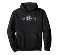 Soccer Heartbeat Sports Soccer Pastel Hoodie - Trendy Graphic for Adults - T-Shirt, Sweatshirt, Hoodie