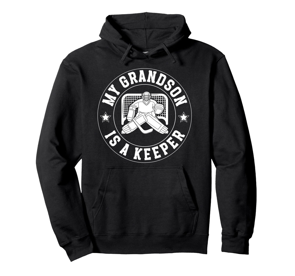 Proud Hockey Keeper Papaw Ice Hoodie - Fun Novelty Design for Adults - T-Shirt, Sweatshirt, Hoodie