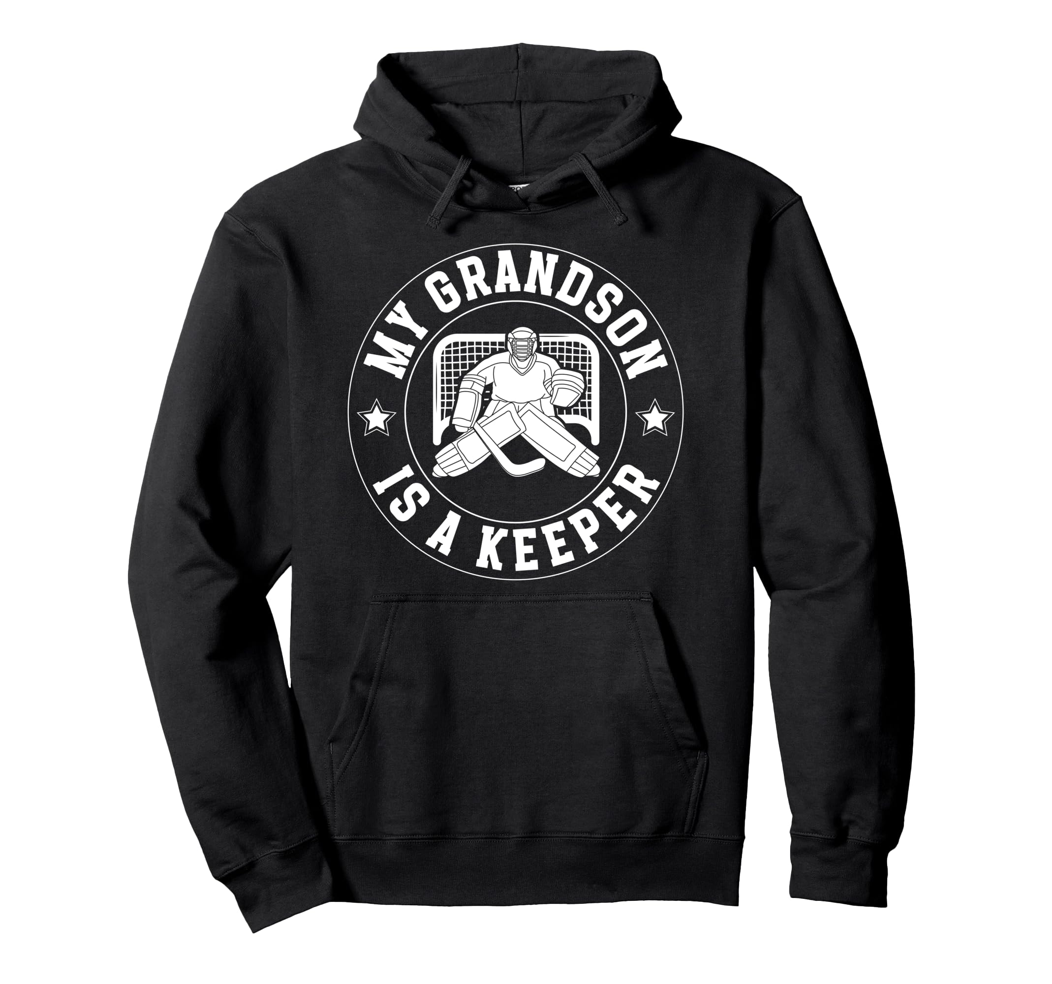 Proud Hockey Keeper Papaw Ice Hoodie - Fun Novelty Design for Adults - T-Shirt, Sweatshirt, Hoodie