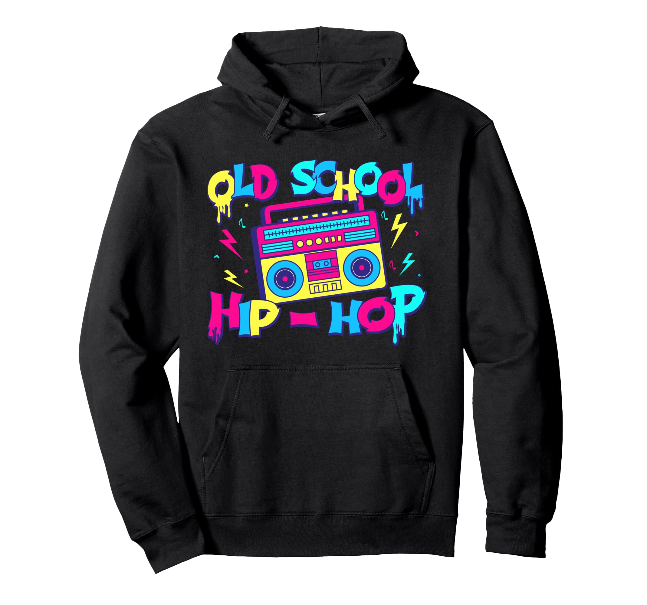 Old School Hip Hop 80S 90S Music Hoodie - Streetwear Style Men Women - T-Shirt, Sweatshirt, Hoodie