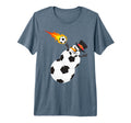 Soccer Balls Snowman Winter T-Shirt - Casual Everyday Wear for Adults - T-Shirt, Sweatshirt, Hoodie