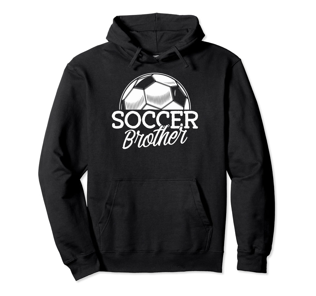 Soccer Brother Soccer Game Day Brother Hoodie - Minimalist Print Men Women - T-Shirt, Sweatshirt, Hoodie