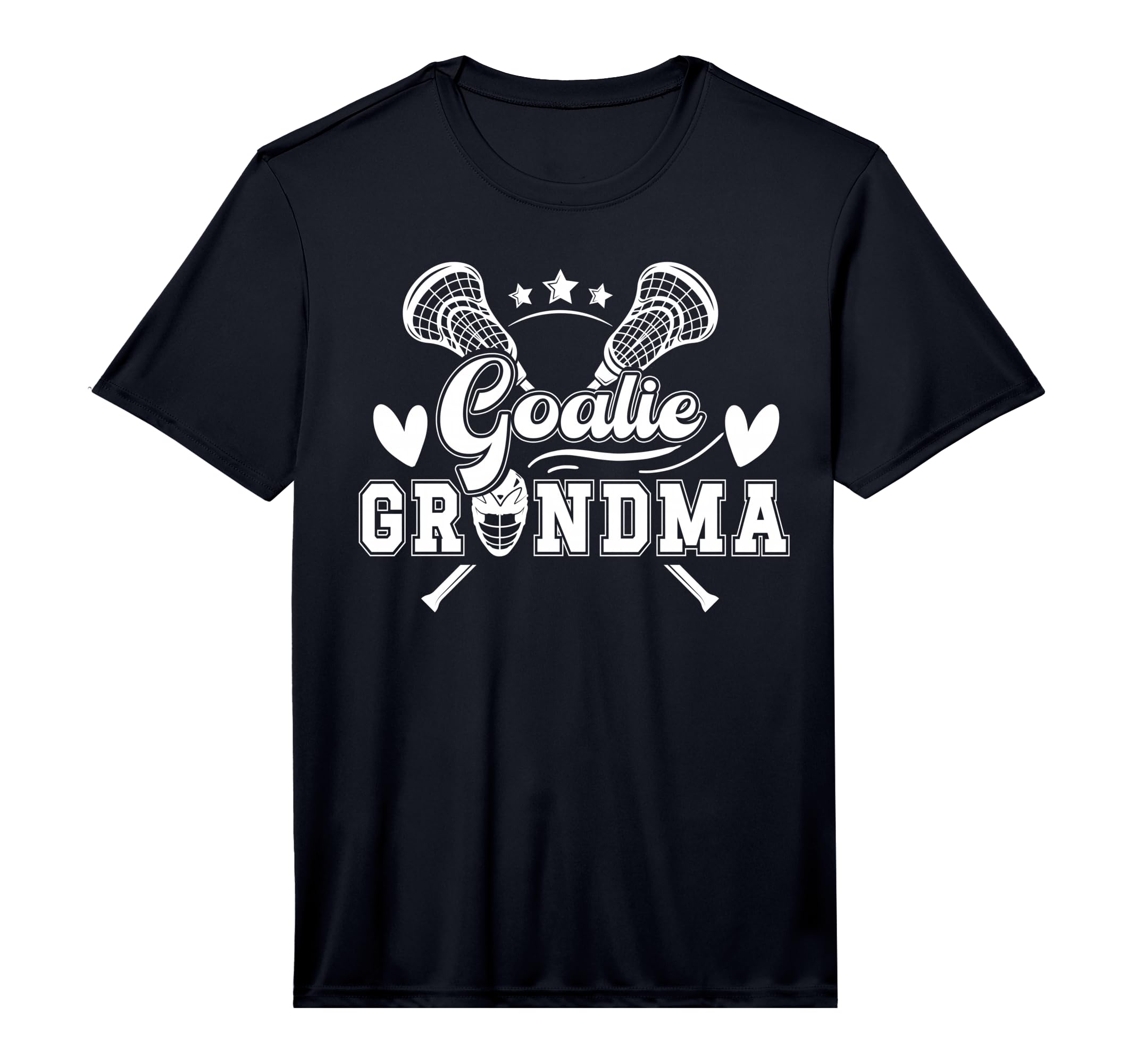 Mens Lacrosse Goalie Grandma Lacrosse T-Shirt - Custom Art Print Men Women - T-Shirt, Sweatshirt, Hoodie