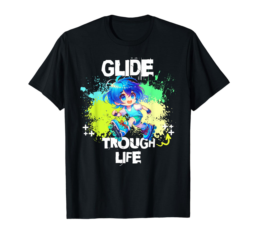 Roller Skating 70S 80S Skates T-Shirt - Graphic Print Unisex - T-Shirt, Sweatshirt, Hoodie