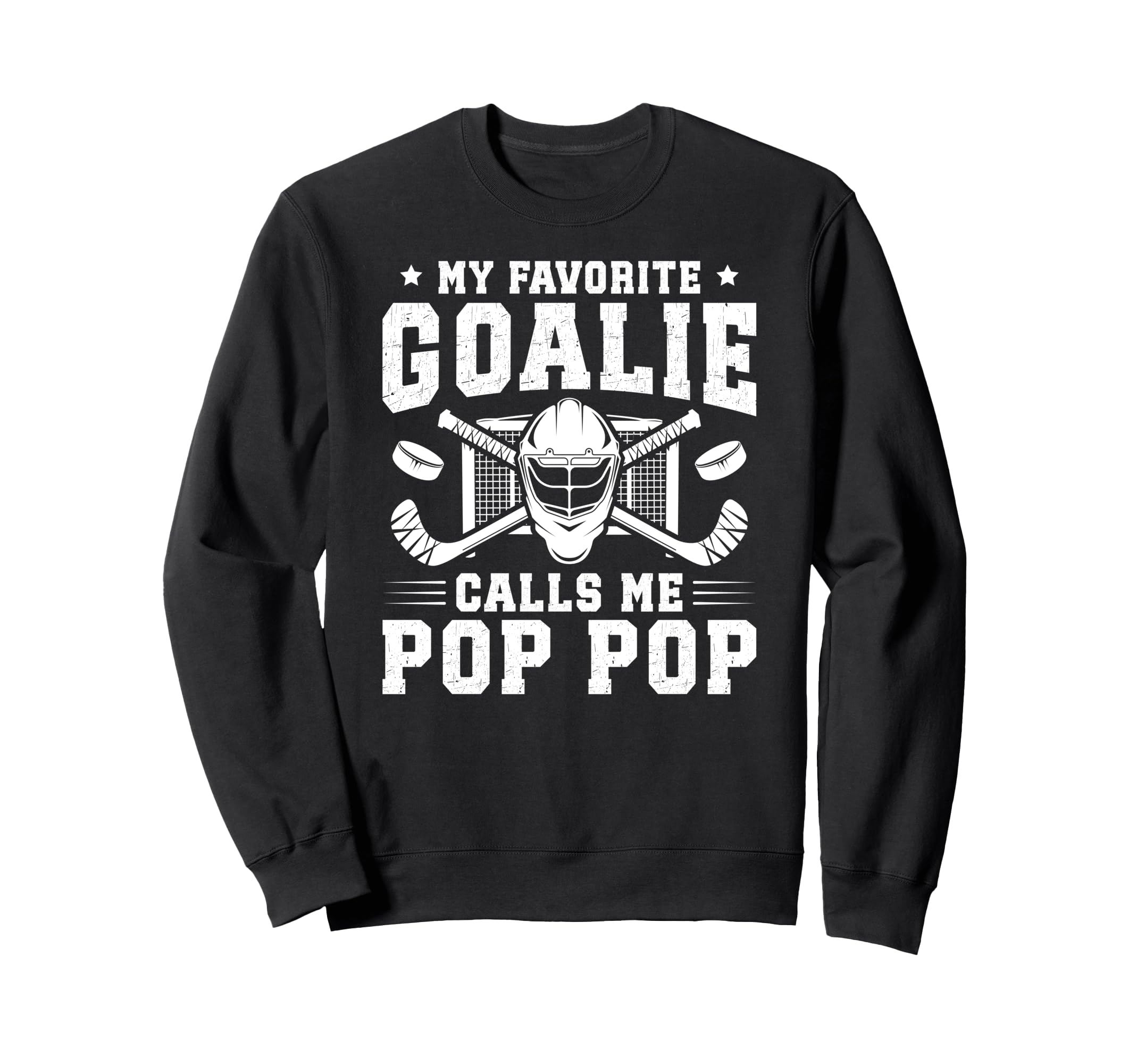 Proud Hockey Goalie Pop Pop Ice Sweatshirt - Aesthetic Graphic Unisex - T-Shirt, Sweatshirt, Hoodie