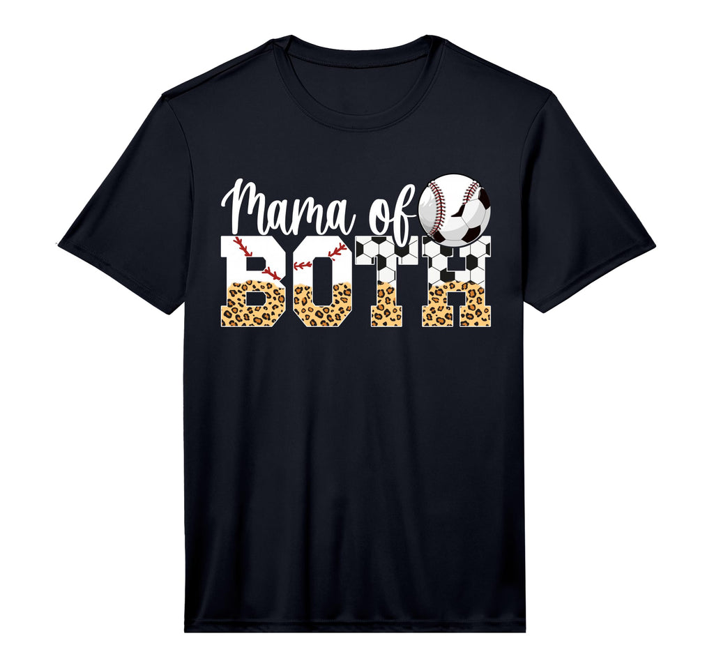 Mens Mama Both Baseball Soccer Mom Soccer T-Shirt - Graphic Print Unisex - T-Shirt, Sweatshirt, Hoodie