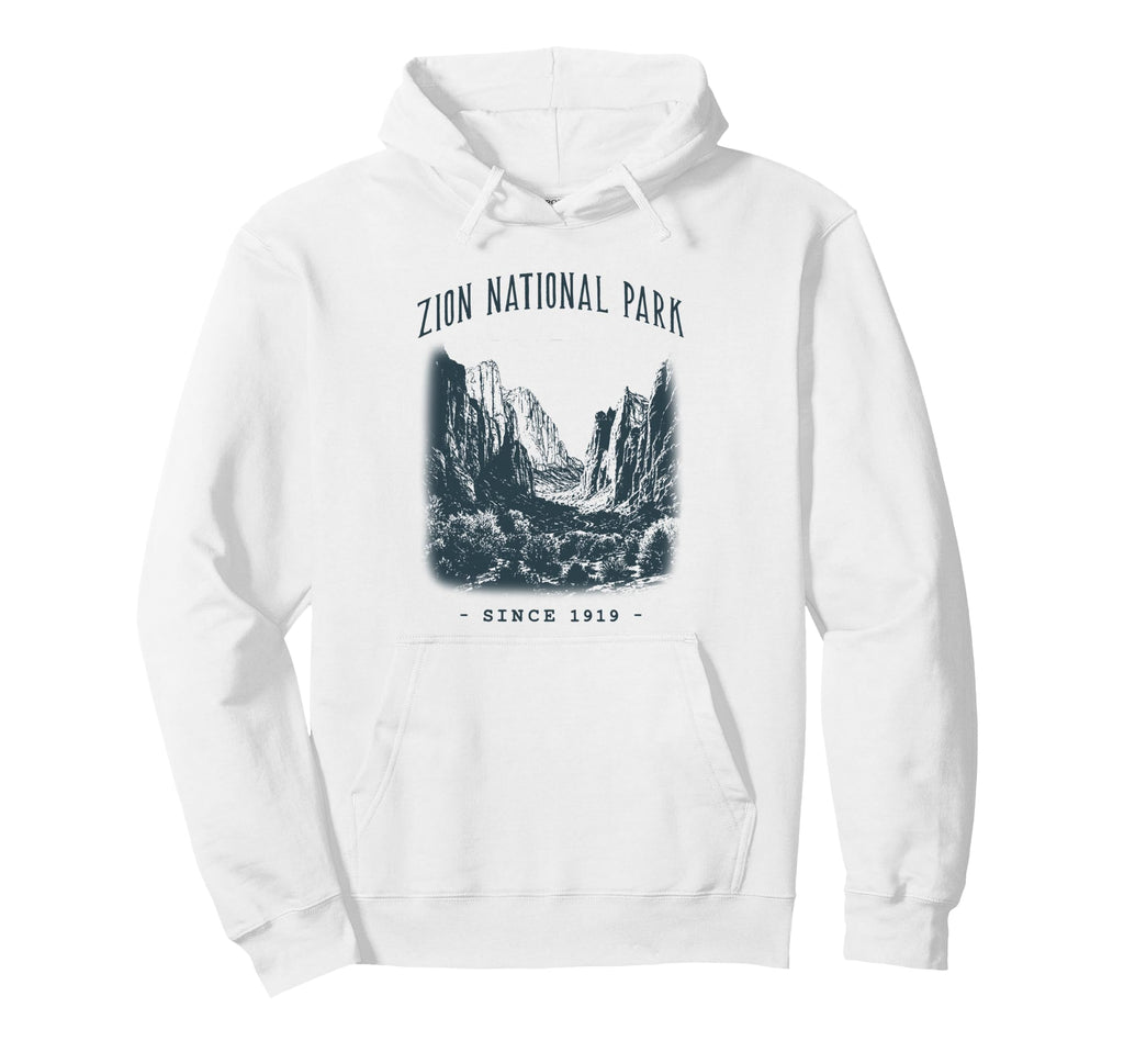 Zion National Park Utah Camping Hiker Hoodie - Trendy Graphic Men Women - T-Shirt, Sweatshirt, Hoodie