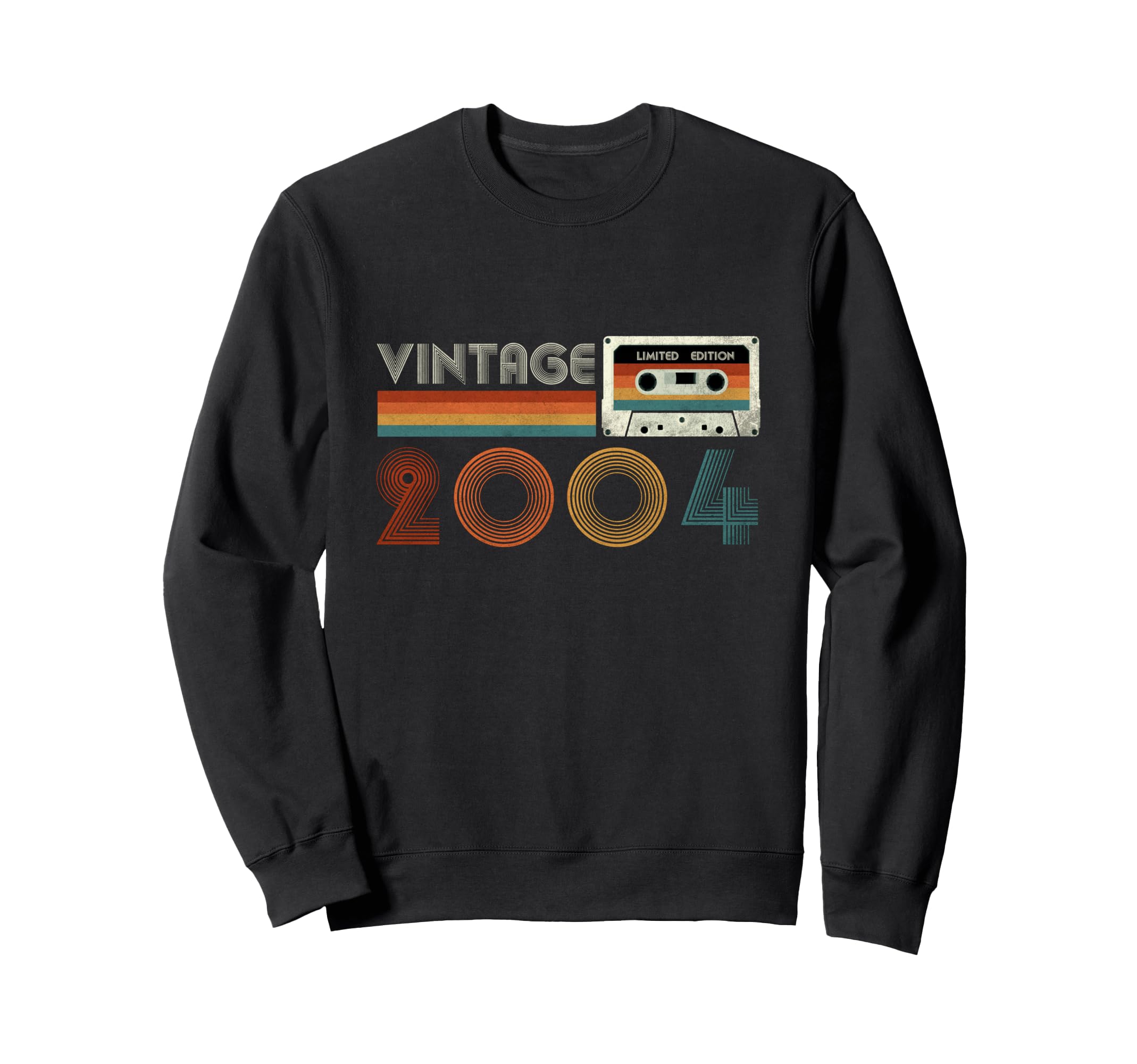 2004 Cassette Tape Birthday 22 Sweatshirt - Novelty Apparel Unisex - T-Shirt, Sweatshirt, Hoodie