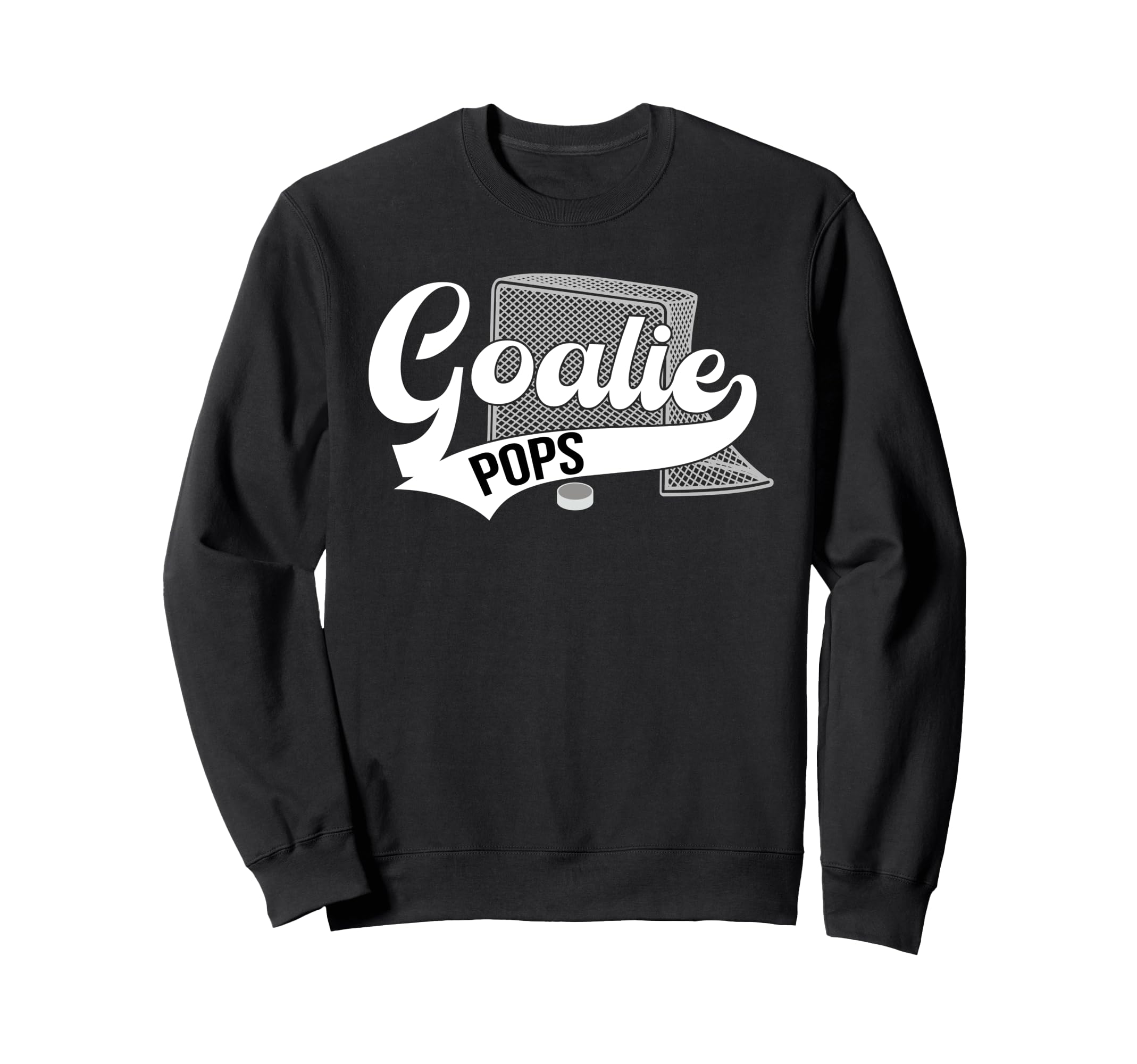Ice Hockey Goalie Pops Ice Sweatshirt - Aesthetic Graphic for Adults - T-Shirt, Sweatshirt, Hoodie