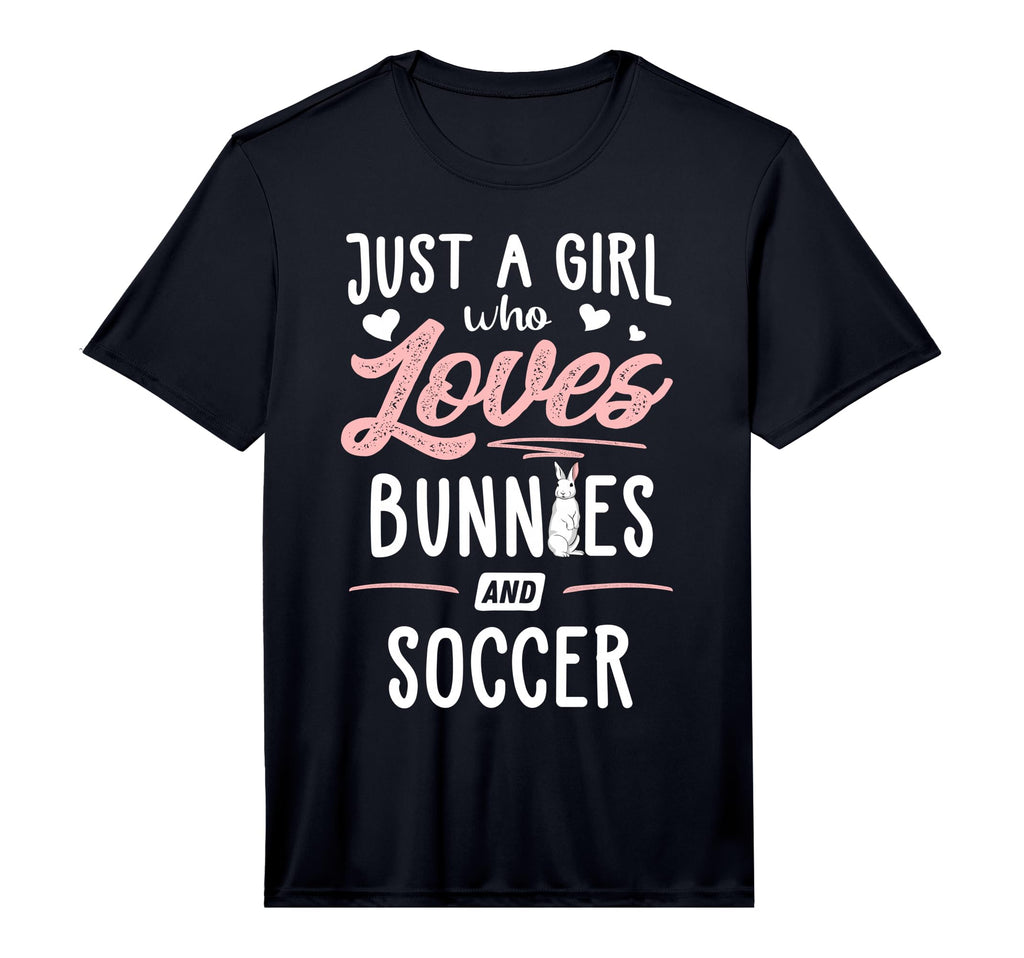 Just Who Loves Bunnies And Soccer Gift T-Shirt - Custom Art Print Unisex - T-Shirt, Sweatshirt, Hoodie