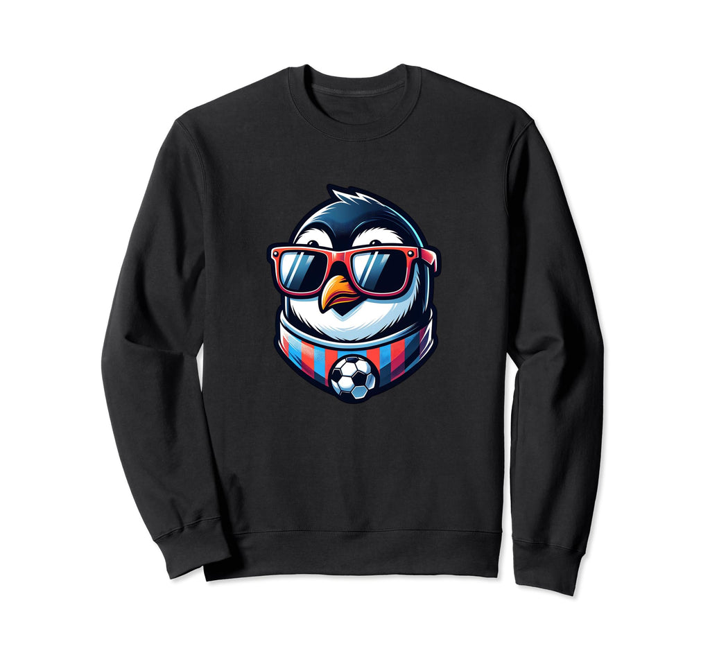 Penguin Bird Soccer Champion Fan Sweatshirt - Minimalist Print Men Women - T-Shirt, Sweatshirt, Hoodie