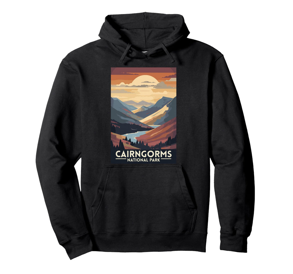 Cairngorms National Park Scotland Uk Travel Hoodie - Unique Graphic Unisex - T-Shirt, Sweatshirt, Hoodie