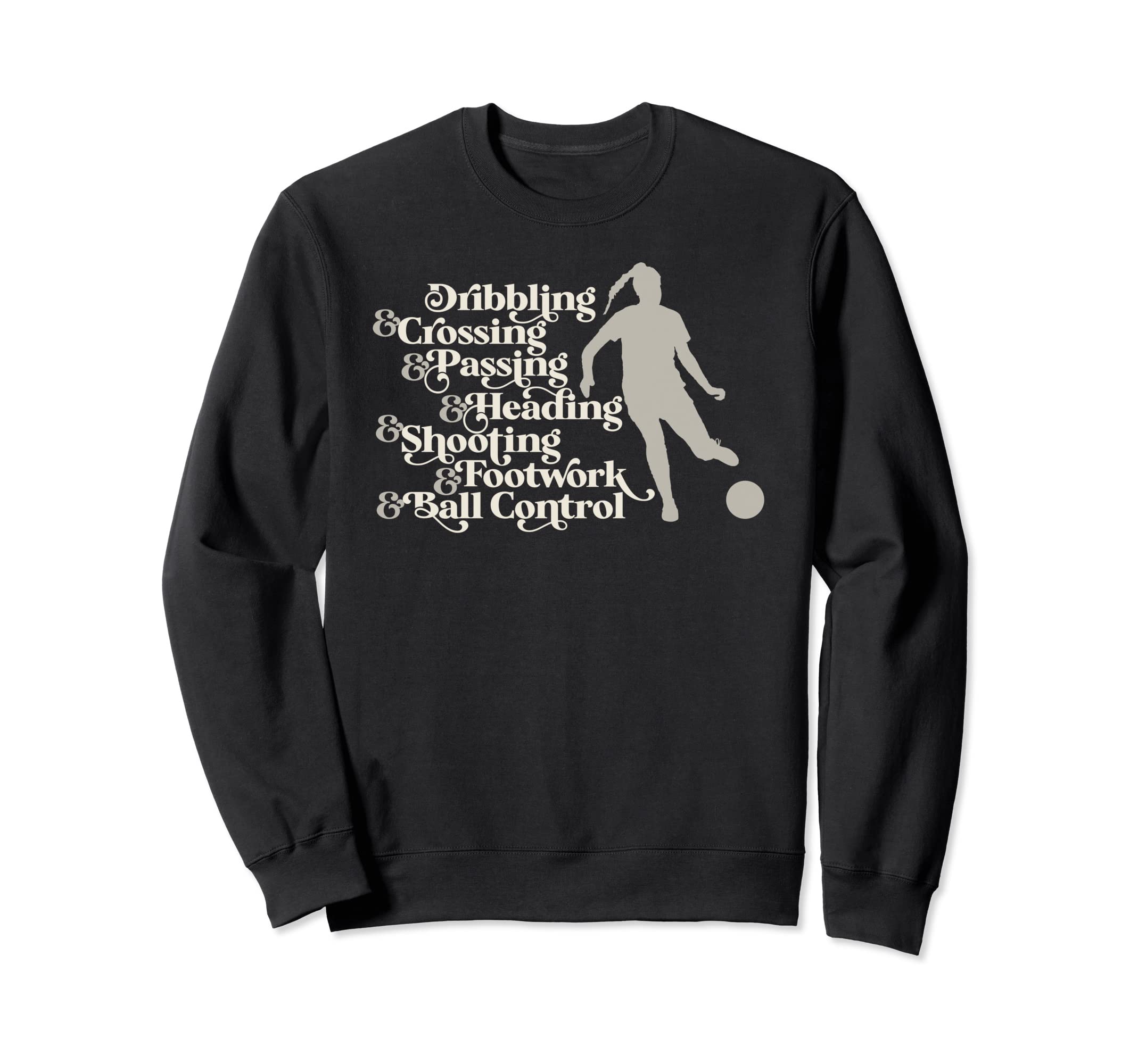 Womens Soccer Player Coach Drills Sweatshirt - Novelty Apparel for Adults - T-Shirt, Sweatshirt, Hoodie