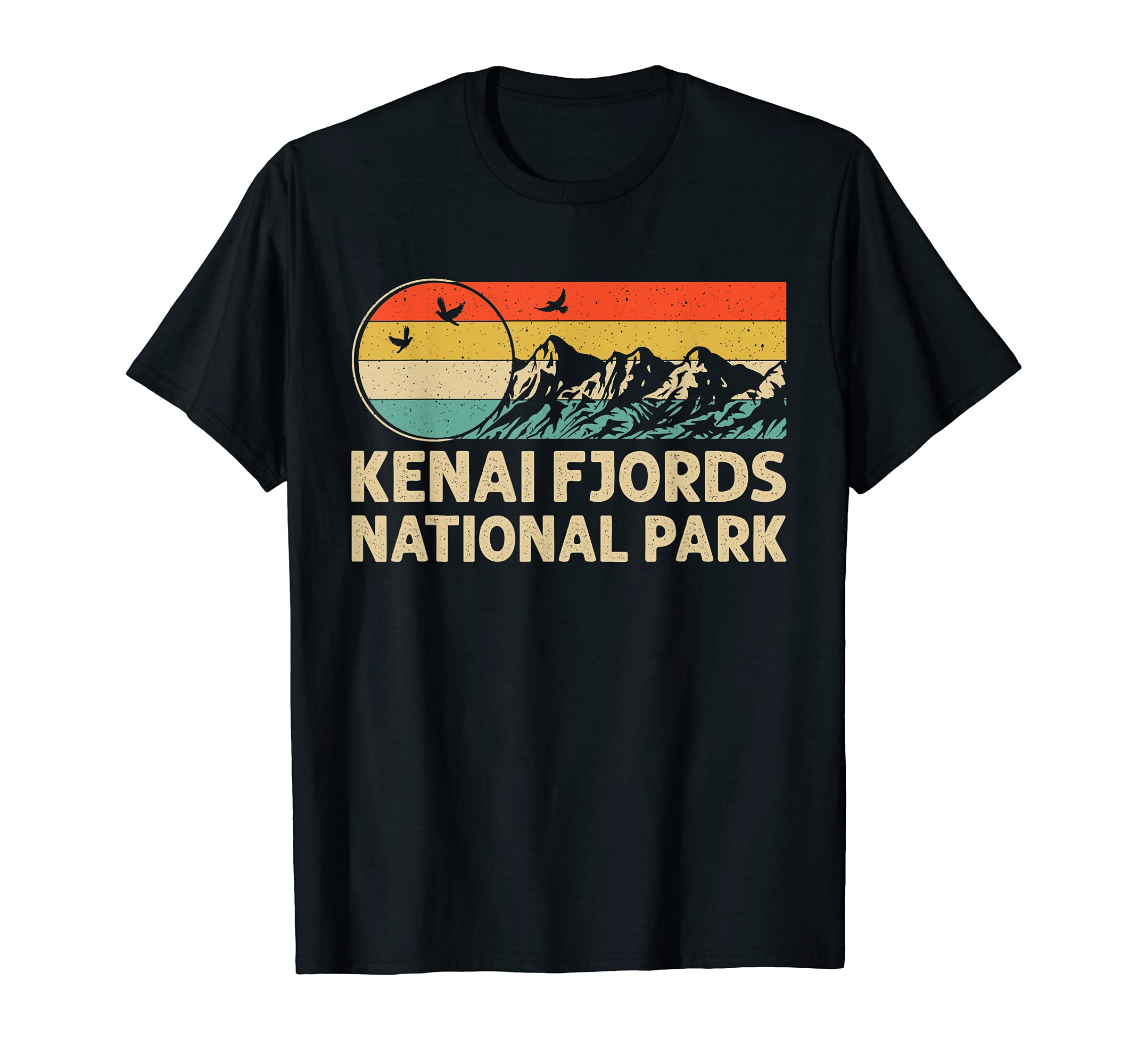 Hiking Camping Lover Kenai Fjords T-Shirt - Custom Art Print for Adults - T-Shirt, Sweatshirt, Hoodie