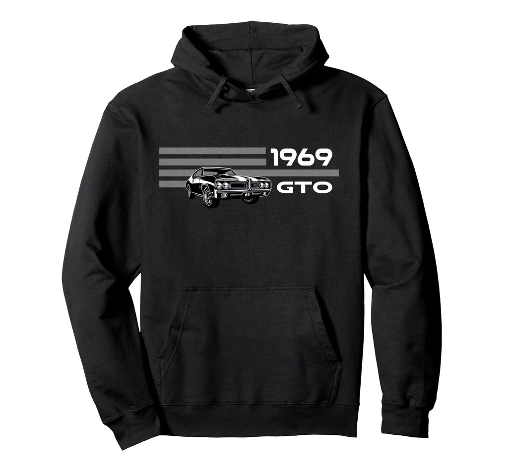 1969 Gto Cars American Muscle Car Hoodie - Fun Novelty Design for Adults - T-Shirt, Sweatshirt, Hoodie