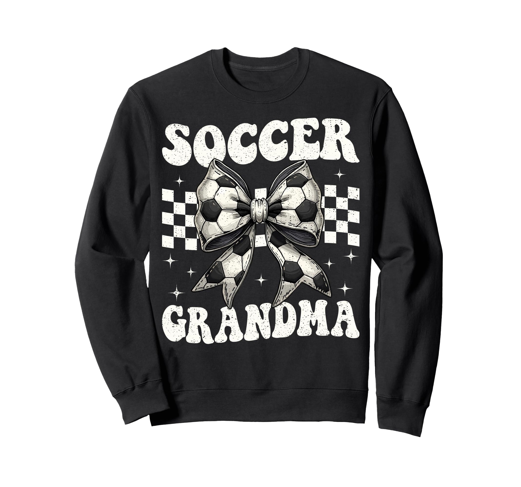 Soccer Grandma Funny Coquette Bow Sweatshirt - Custom Art Print Men Women - T-Shirt, Sweatshirt, Hoodie