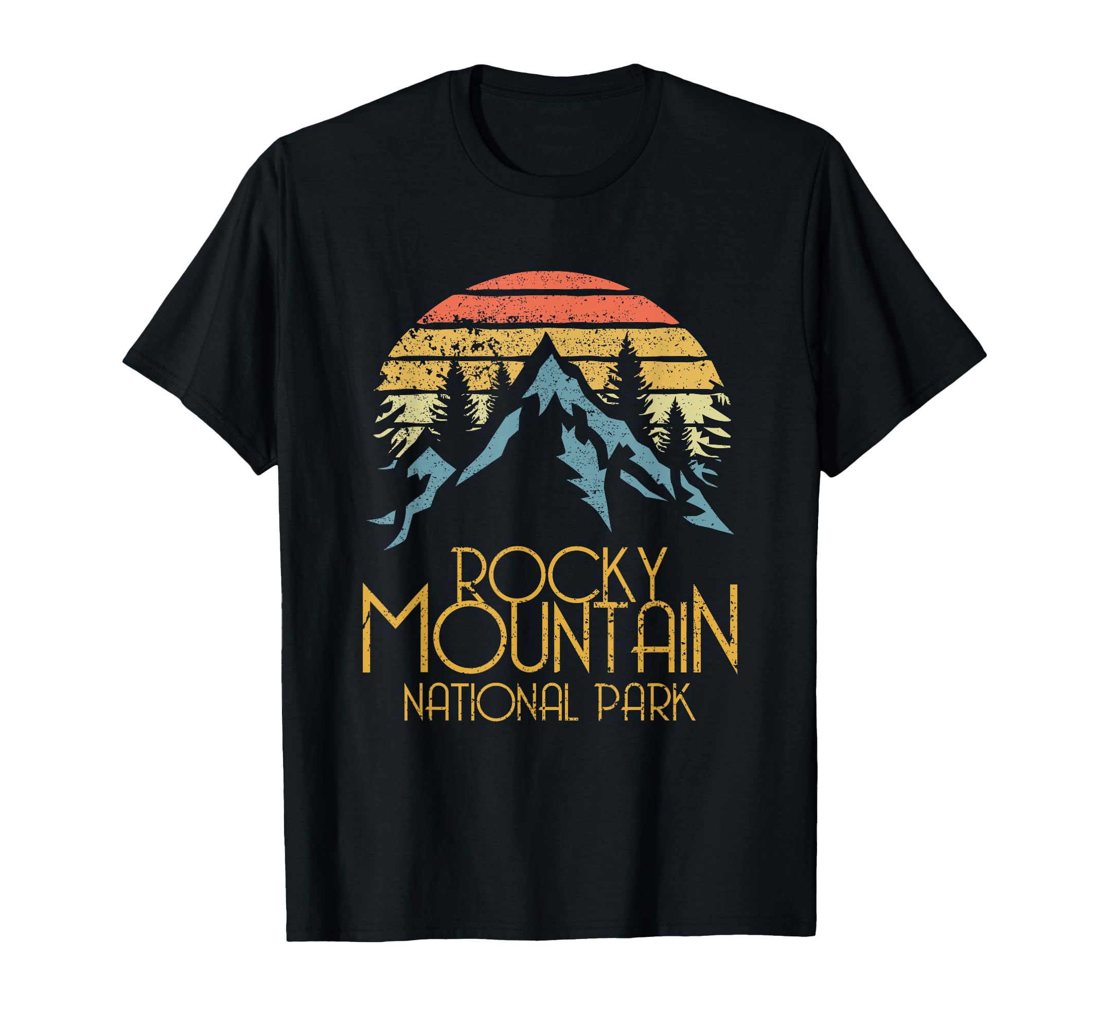 Rocky Mountains National Park Colorado T-Shirt - Minimalist Print Men Women - T-Shirt, Sweatshirt, Hoodie