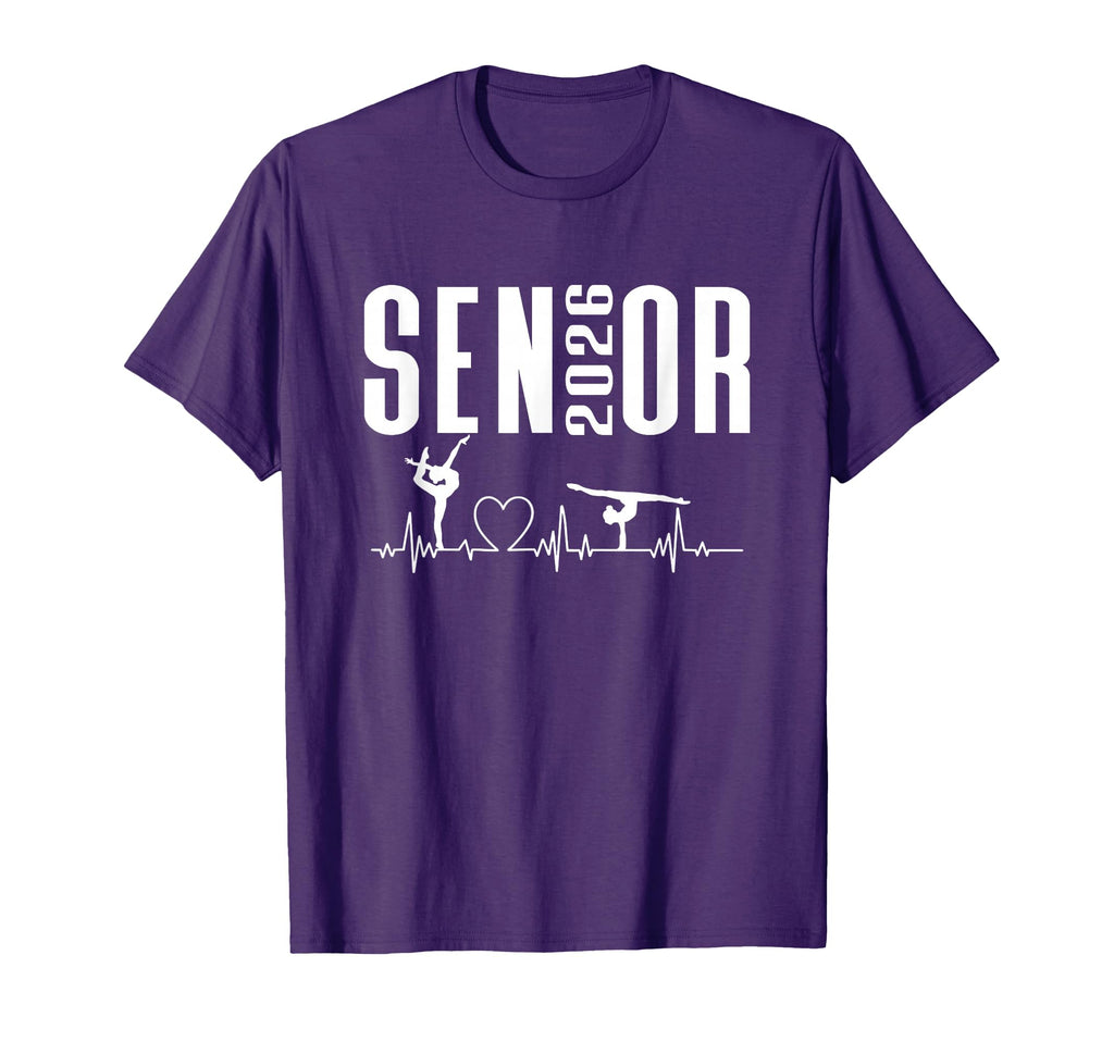 Class 2026 Senior Gymnastics Themed T-Shirt - Casual Everyday Wear Unisex - T-Shirt, Sweatshirt, Hoodie