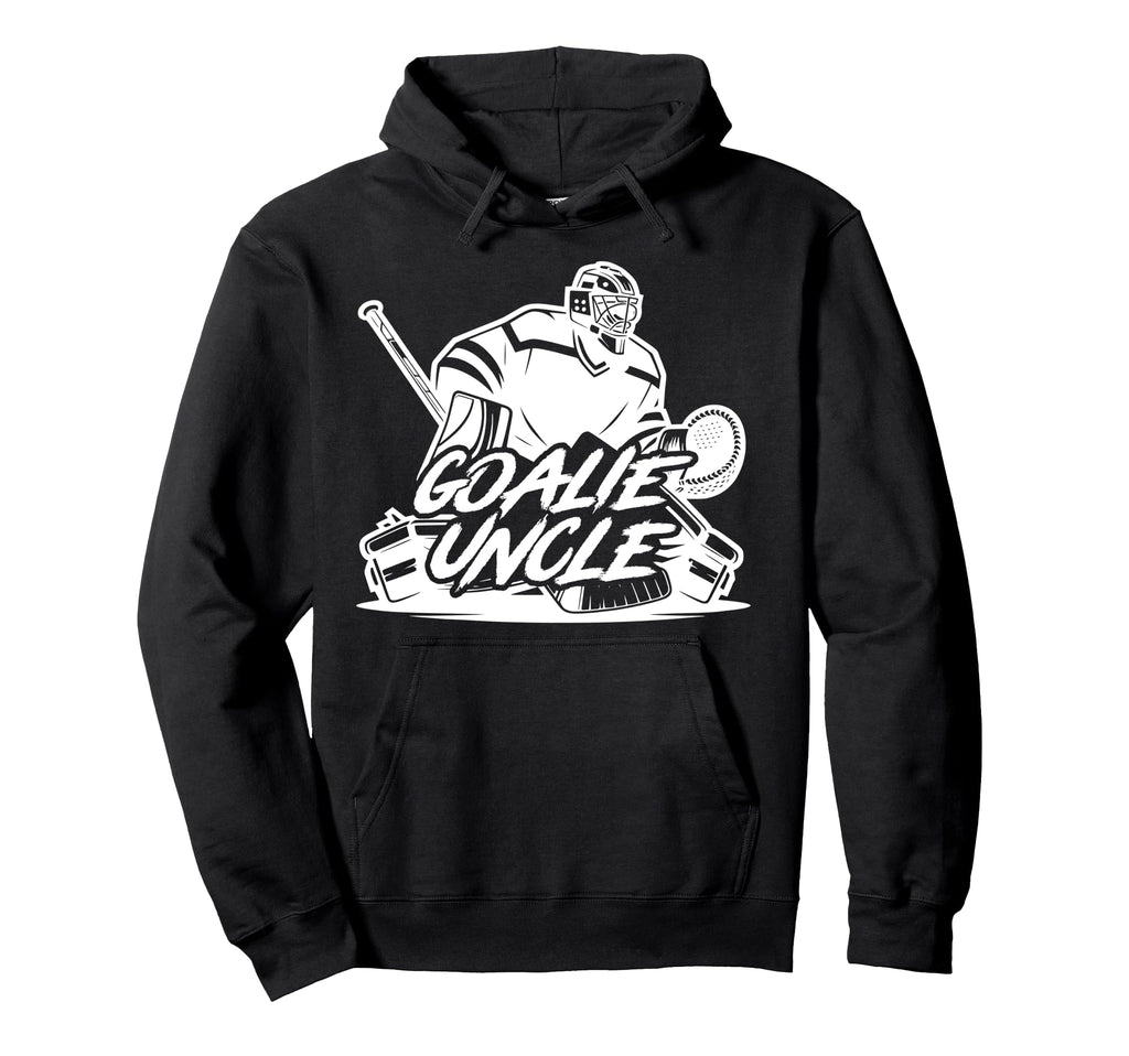 Ice Hockey Goalie Uncle Hockey Keeper Uncle Hoodie - Novelty Apparel Unisex - T-Shirt, Sweatshirt, Hoodie