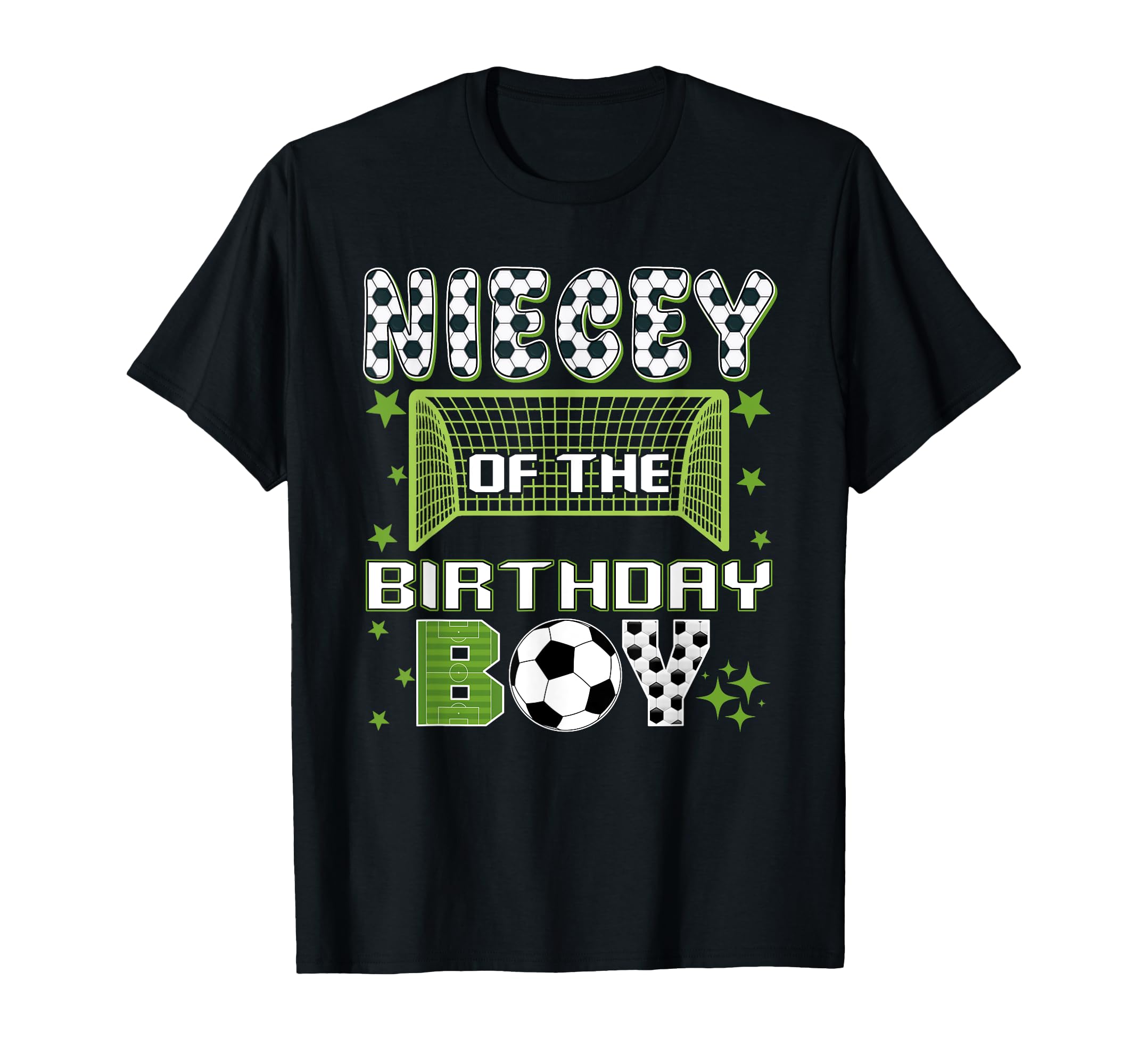 Niecey Birthday Soccer Group Family T-Shirt - Aesthetic Graphic for Adults - T-Shirt, Sweatshirt, Hoodie