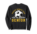 Class 2024 Bonus Dad Soccer Senior Sweatshirt - Aesthetic Graphic Unisex - T-Shirt, Sweatshirt, Hoodie