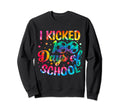 I Kicked 100 Days School Soccer Tie Sweatshirt - Fun Novelty Design Unisex - T-Shirt, Sweatshirt, Hoodie