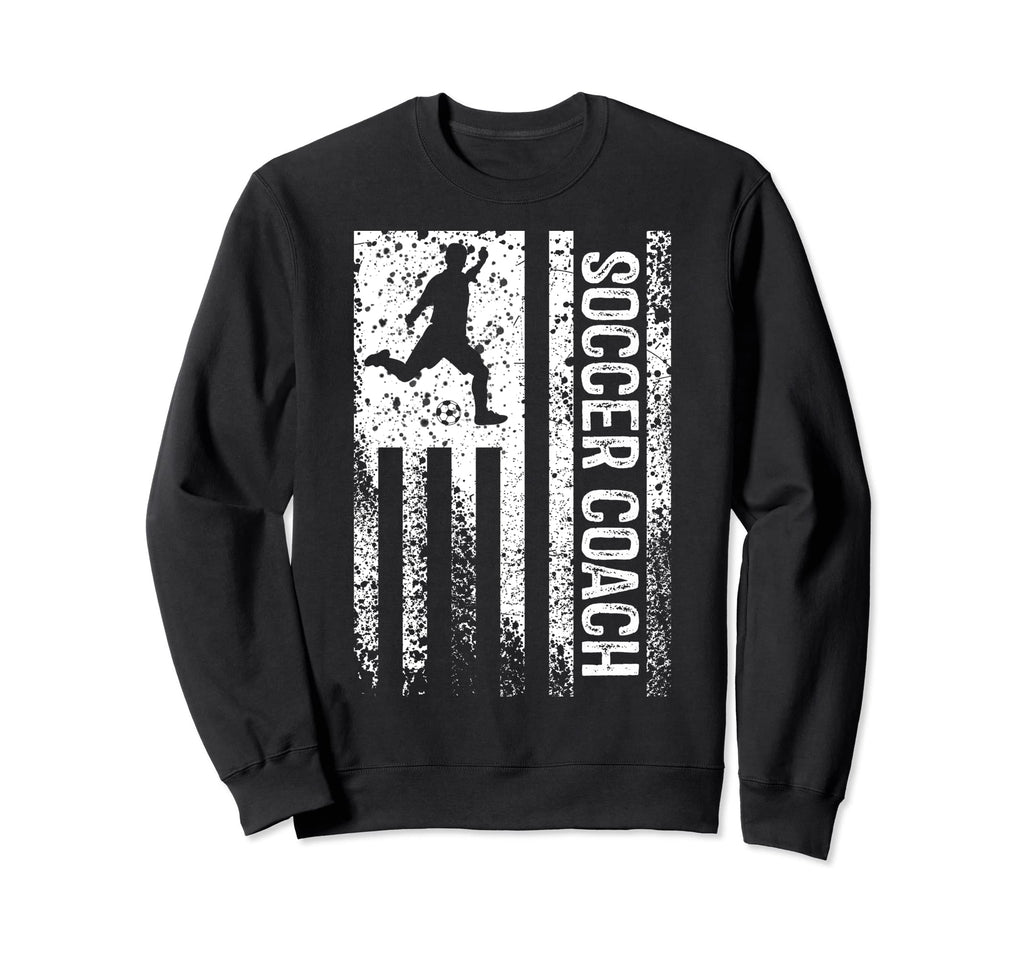 Soccer Coach Distressed Sweatshirt - Fun Novelty Design for Adults - T-Shirt, Sweatshirt, Hoodie