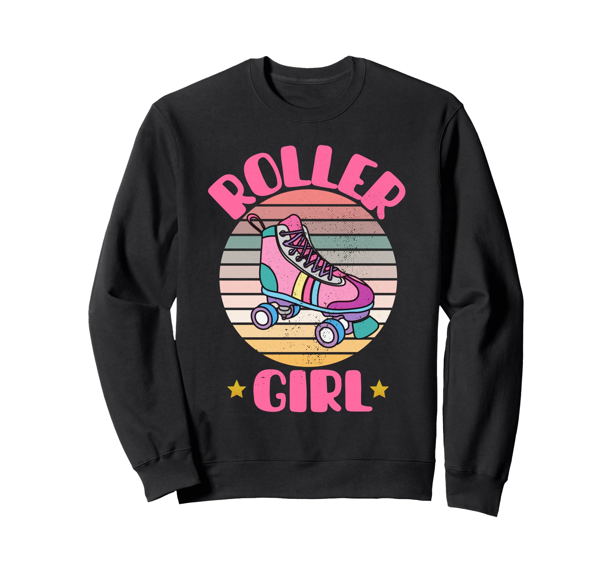 Rollerskates Funny 80S Roller Disco Sweatshirt - Aesthetic Graphic Unisex - T-Shirt, Sweatshirt, Hoodie