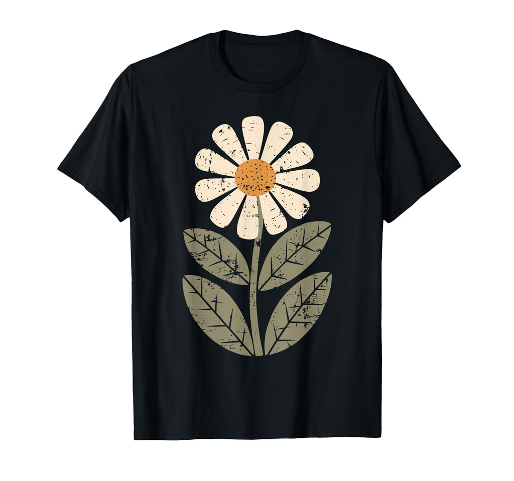 Daisy Flower Boho Art Floral T-Shirt - Casual Everyday Wear Men Women - T-Shirt, Sweatshirt, Hoodie